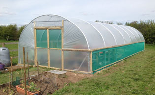 14ft Wide Polytunnels | Large Allotment Polytunnels - Premier Polytunnels